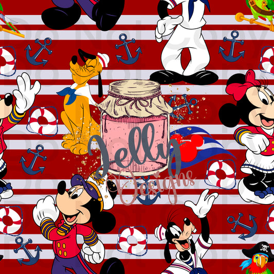 Mouse Friends cruise Stripe CW