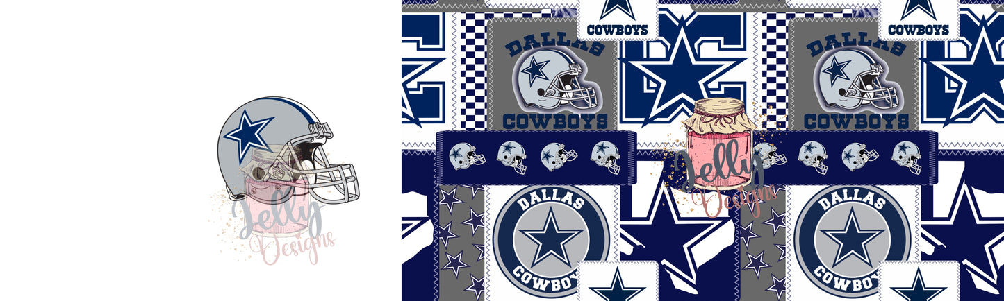 Dall as team 2 TONE Bow Stripe and Single