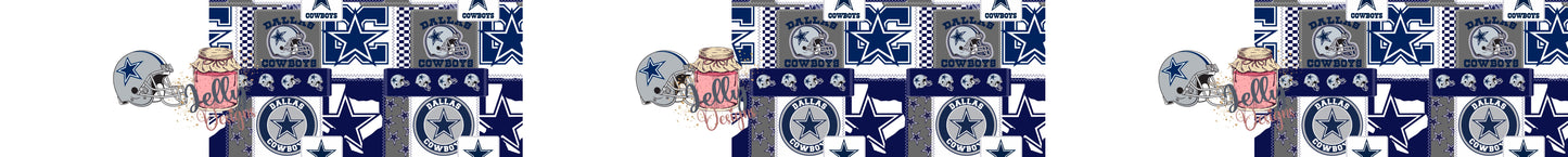 Dall as team 2 TONE Bow Stripe and Single