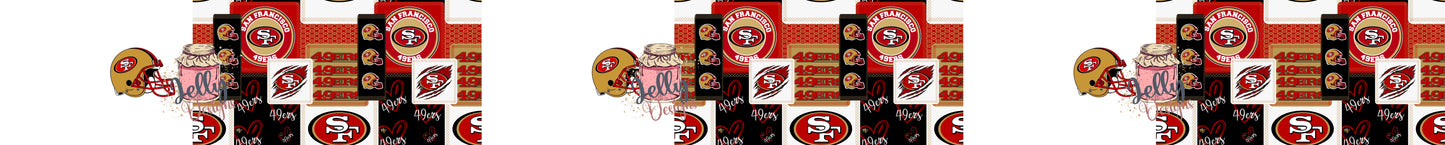 49 team 2 TONE Bow Stripe and Single