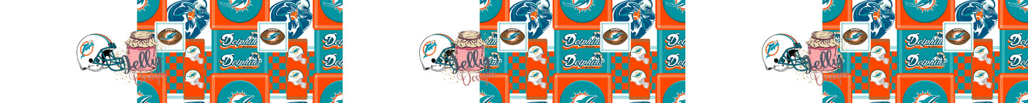 Dolphin team 2 TONE Bow Stripe and Single