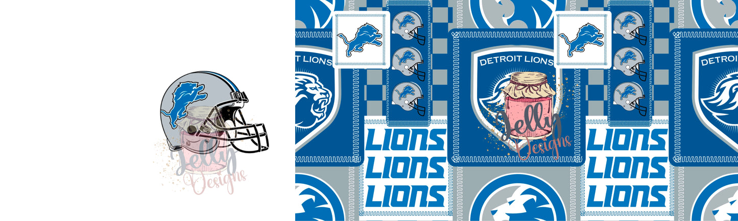 Lion team 2 TONE Bow Stripe and Single