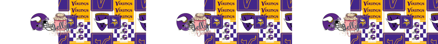 Vick team 2 TONE Bow Stripe and Single