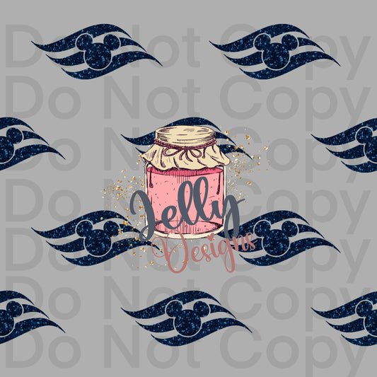 Blue Sparkle Cruise mouse logo