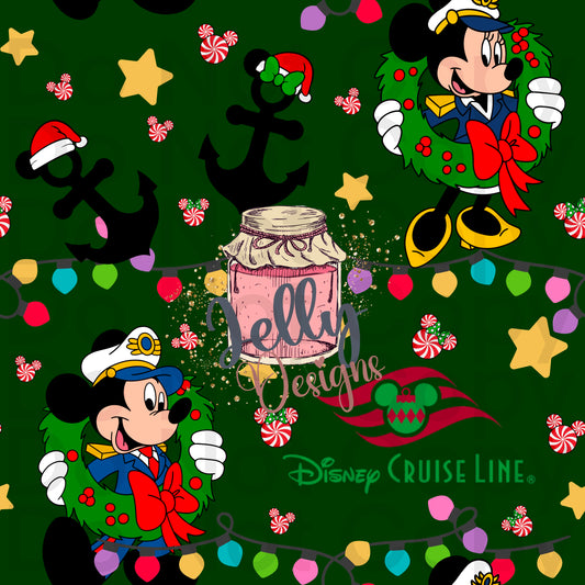 Christmas Mouse Cruise Green
