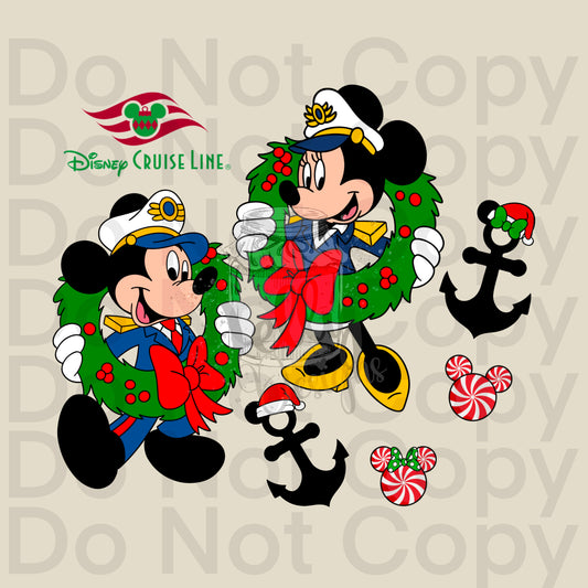 Christmas mouse cruise -Sub PNG