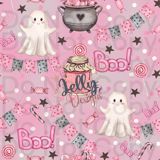 Pink and Grey sweet Boo with cord included