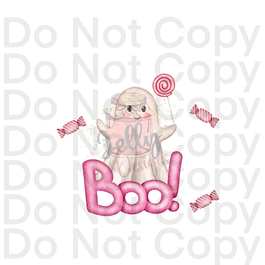 Pink Ghost BOO! Sub