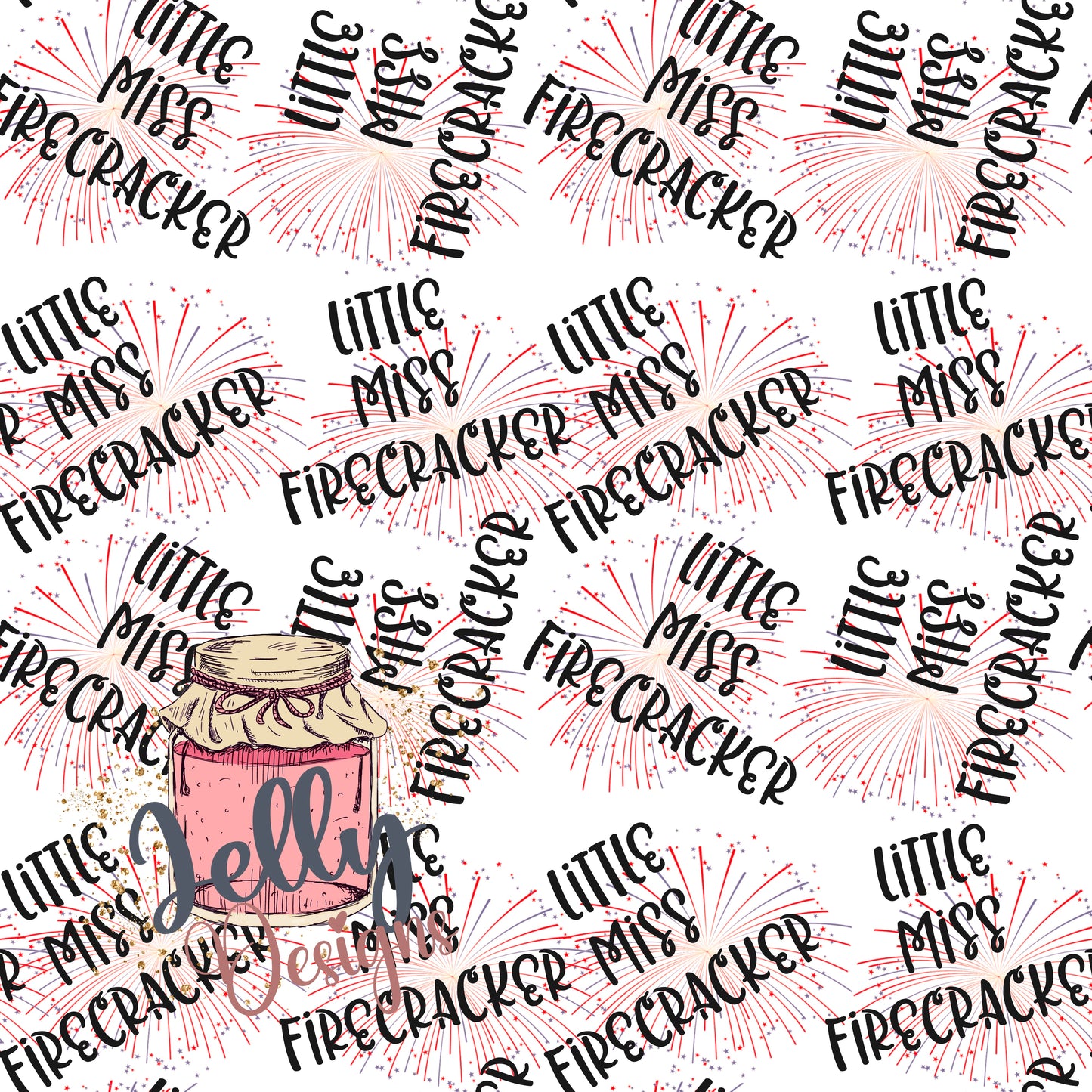 Miss Firecracker- White