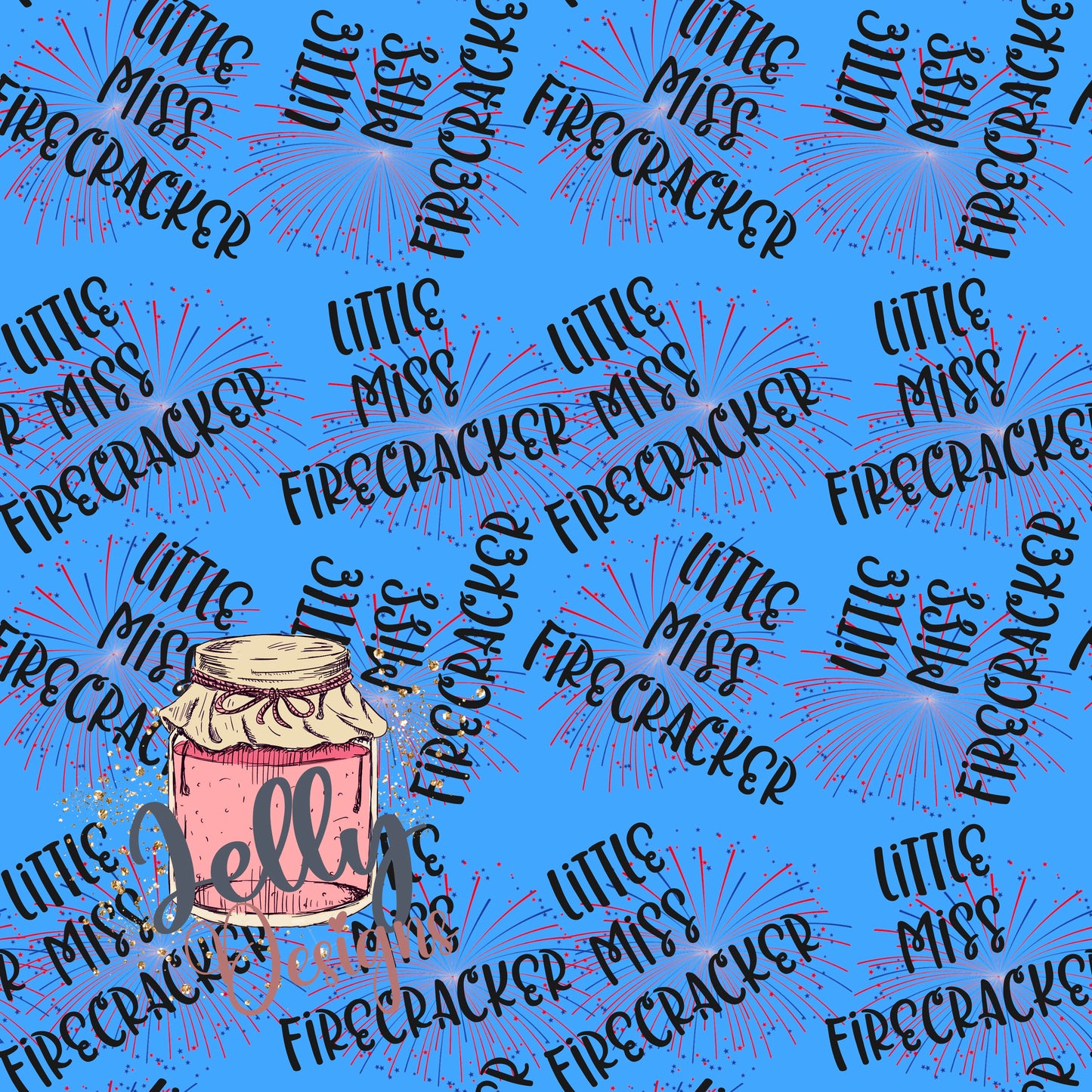 Miss Firecracker- Blue