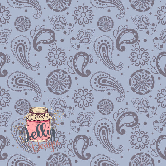 Muted Blue Bandana