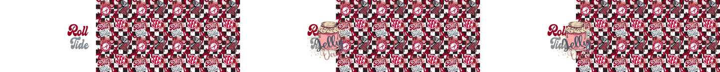 Bama Roll 2 TONE Bow Stripe and Single