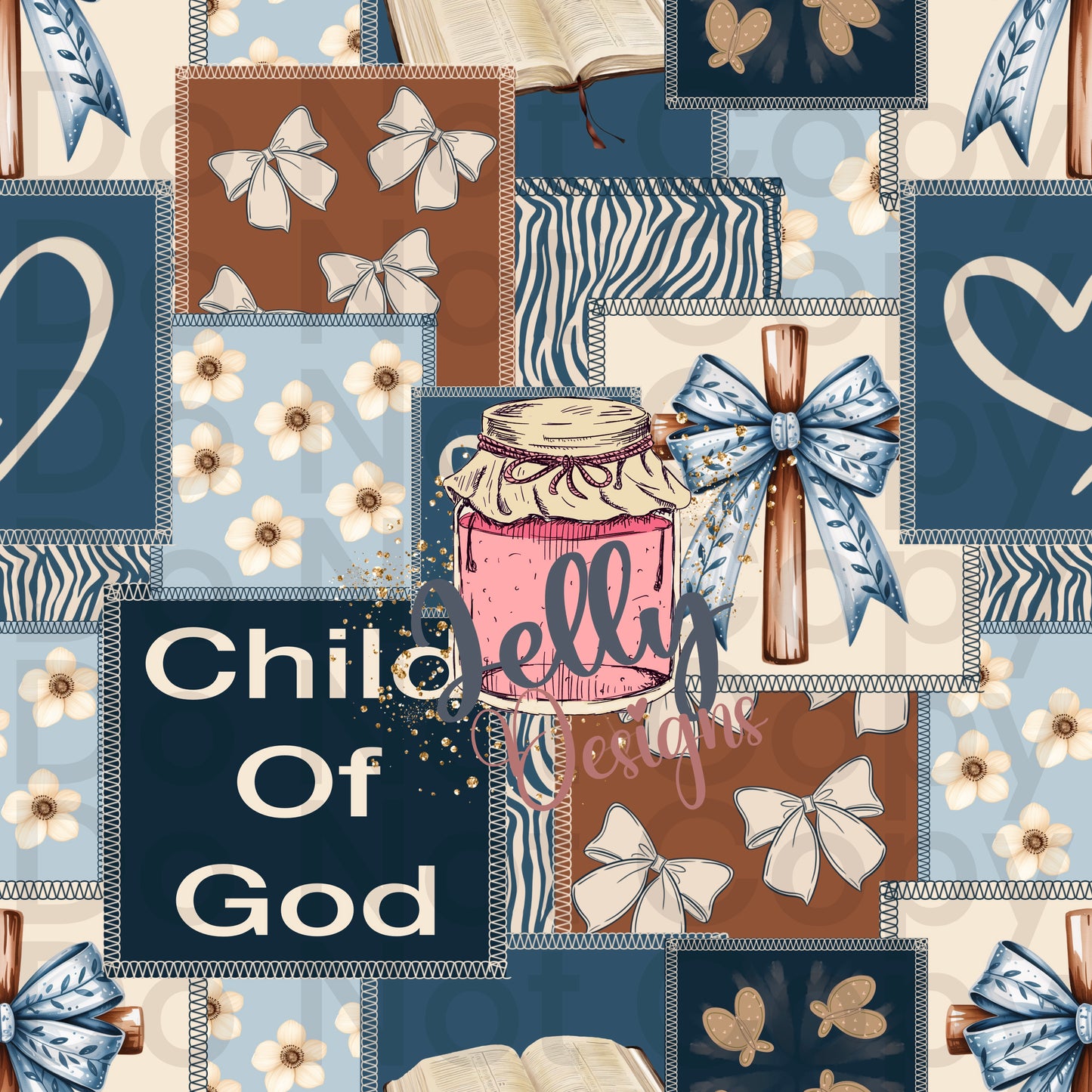 Child of God blue patch