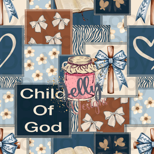 Child of God blue patch