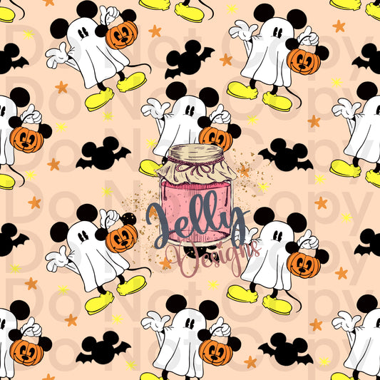 Mouse Halloween cream