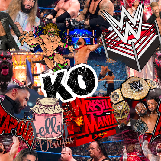 Wrestle collage