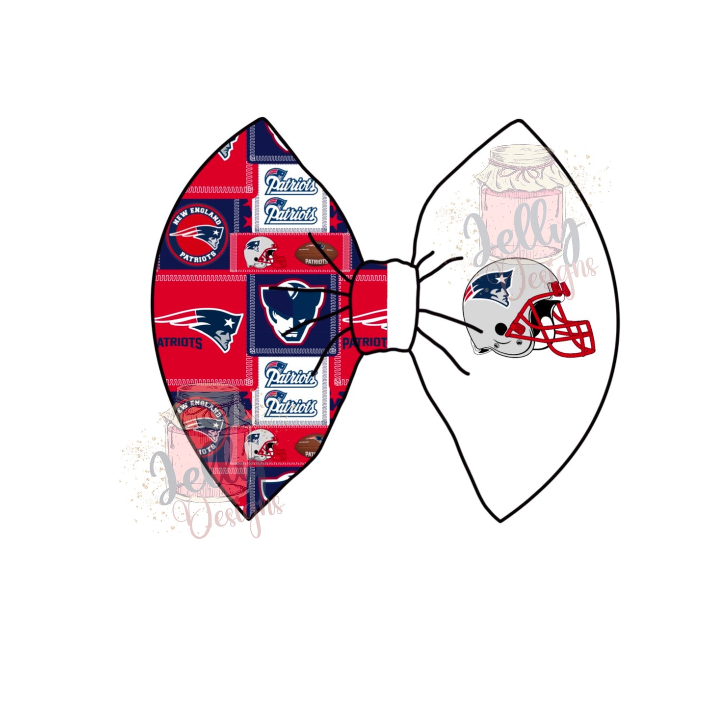 Patriot 2 TONE Bow Stripe and Single