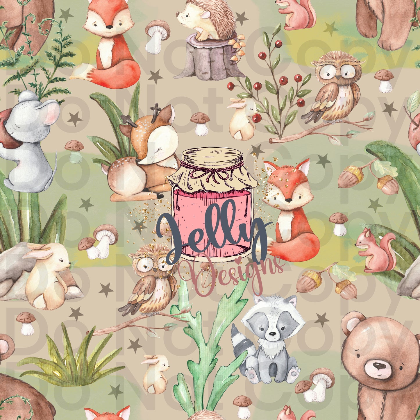 Woodland animals - 3 pack