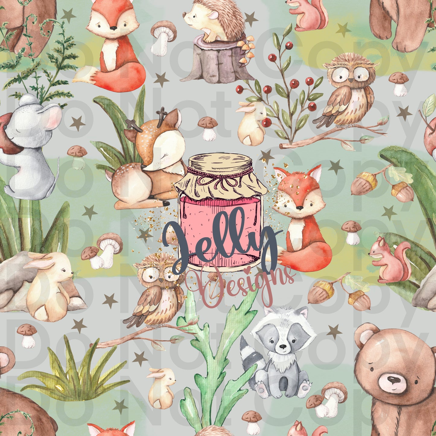 Woodland animals - 3 pack