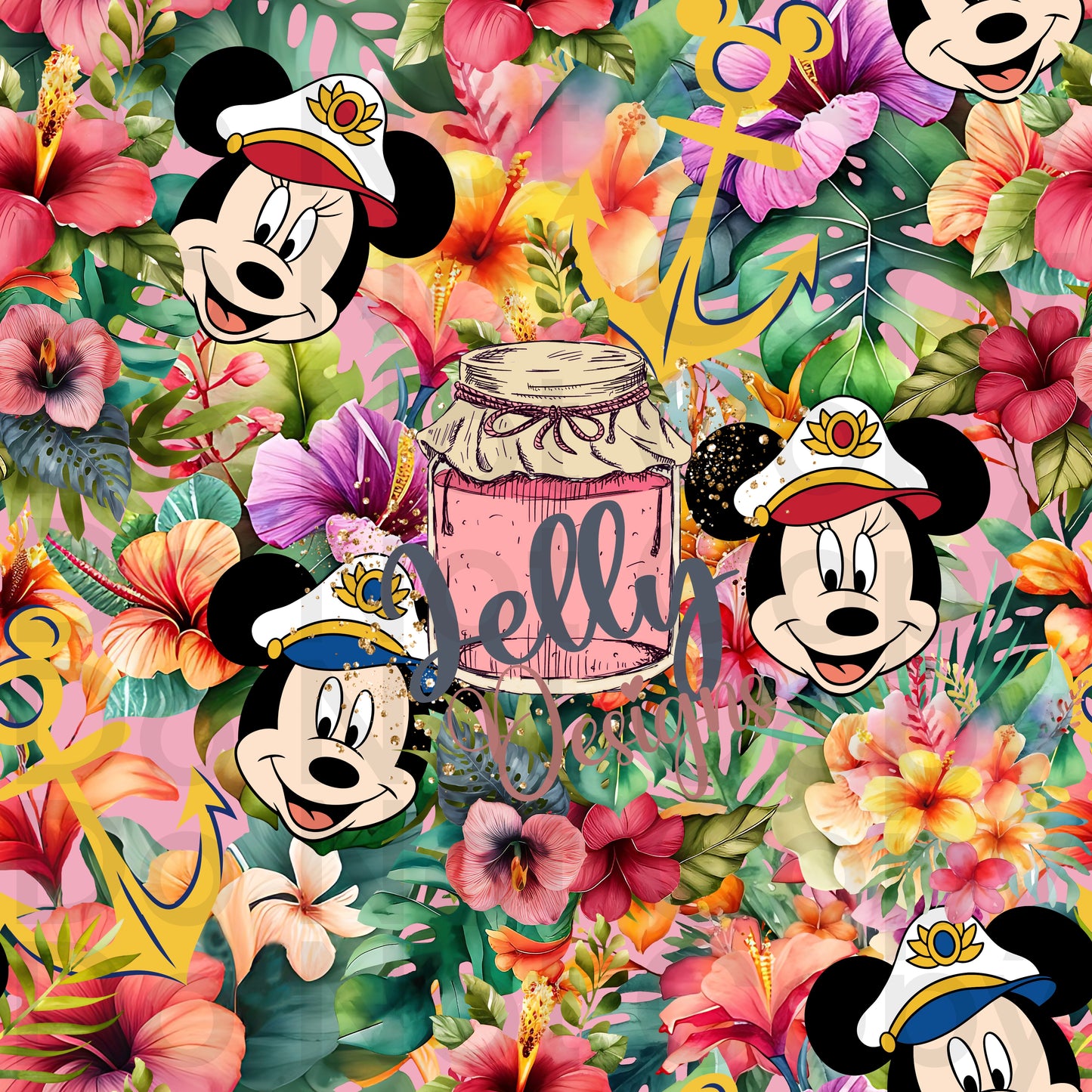 Tropical mouse - 2 way colors included!