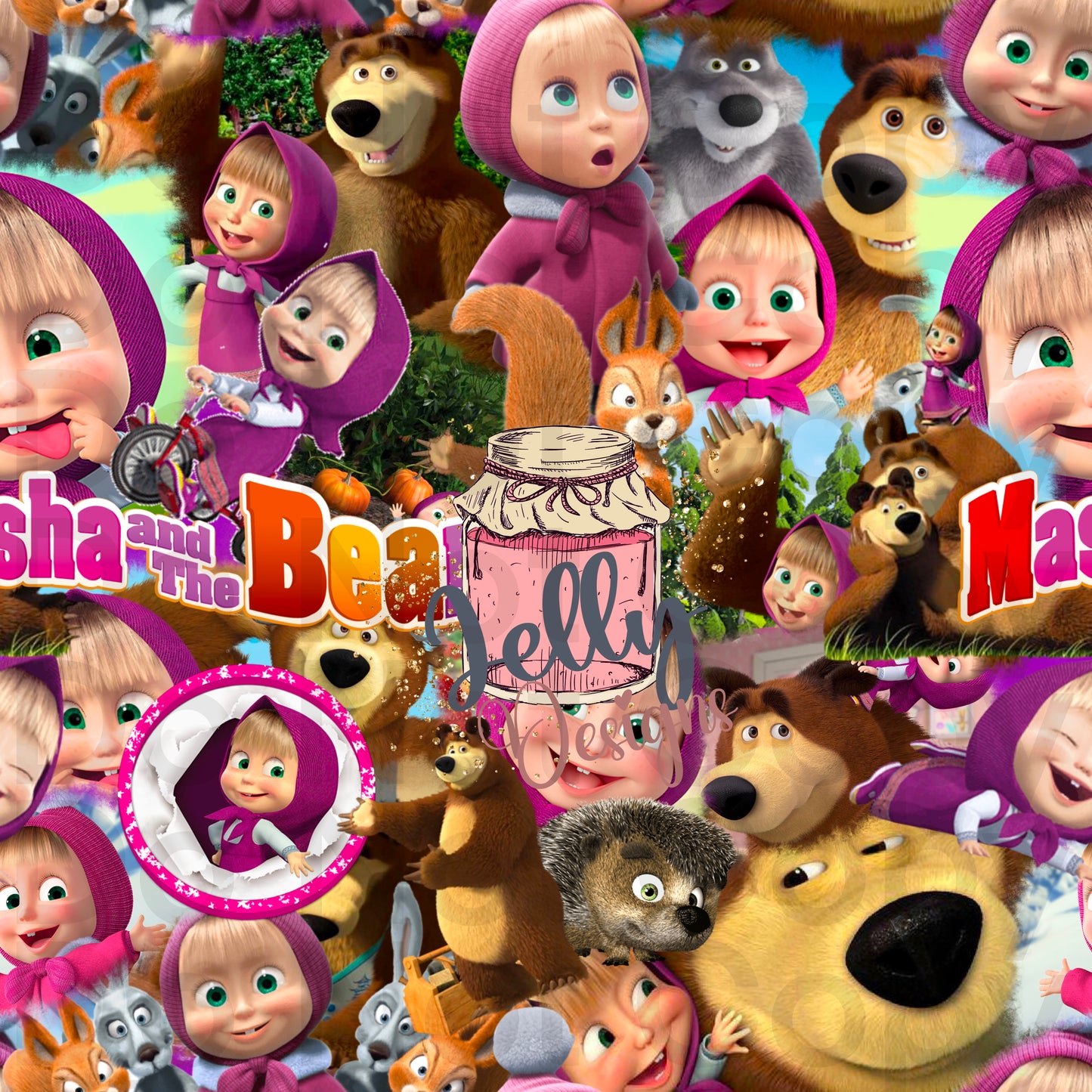 Mash Bear Collage