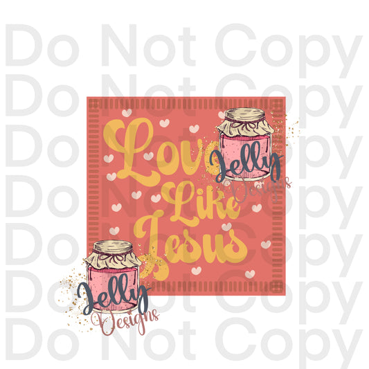 Love like Jesus patch- Sub