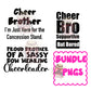 Bundle Cheer Brother PNG’s