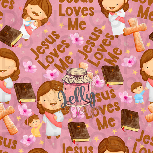 Jesus Loves me pink