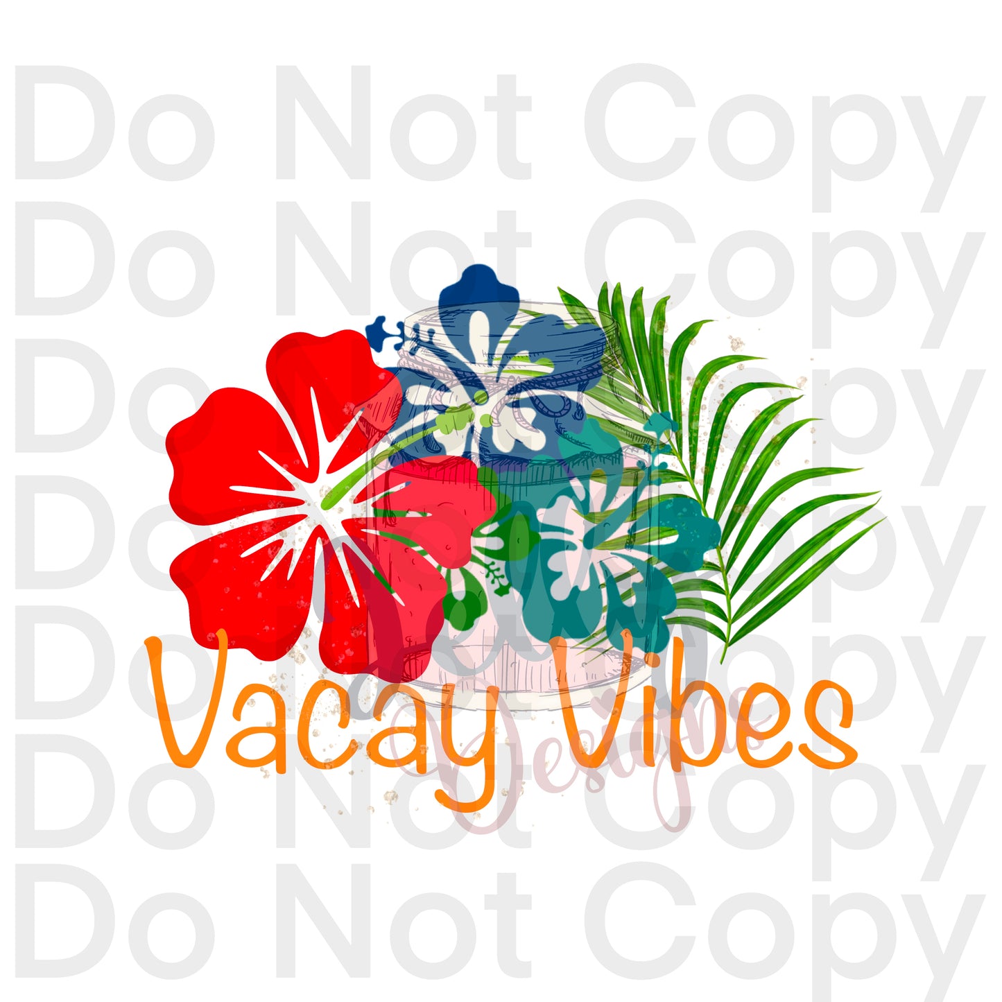 Vacay Hawaiian Floral sub