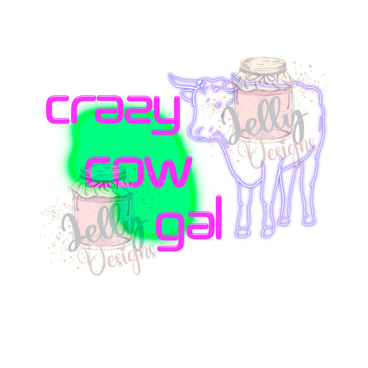 Crazy Cow Gal neon- Sub