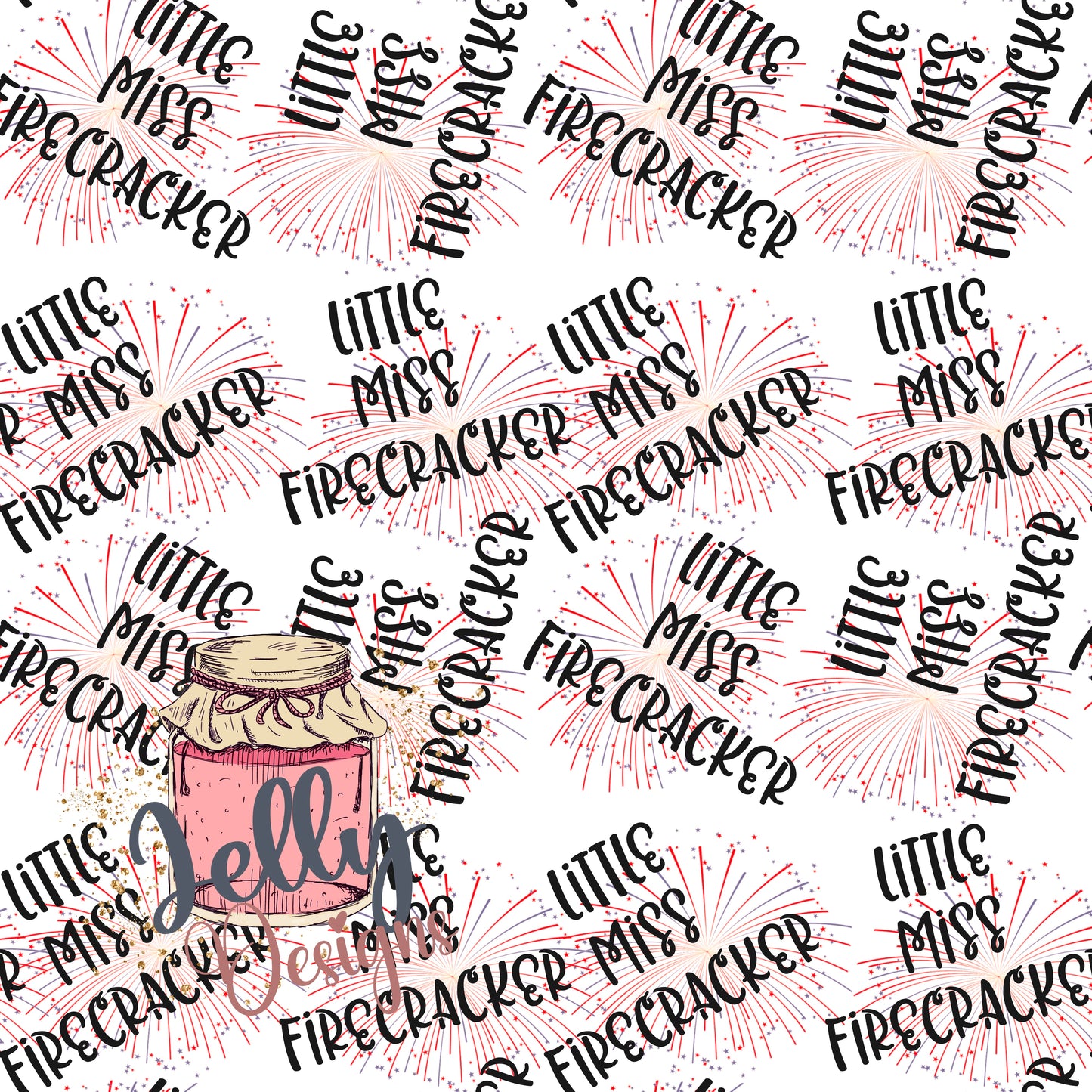 Miss Firecracker- White