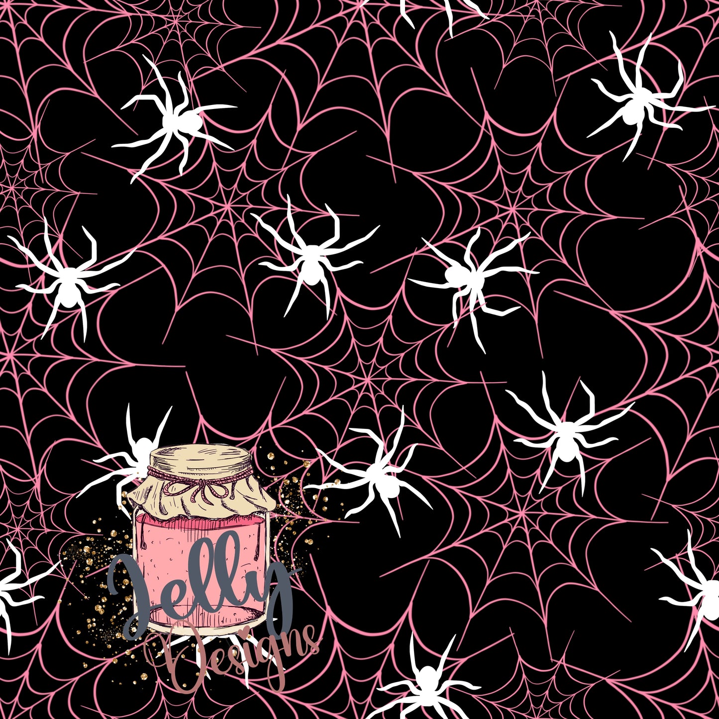 Pink Spider webs