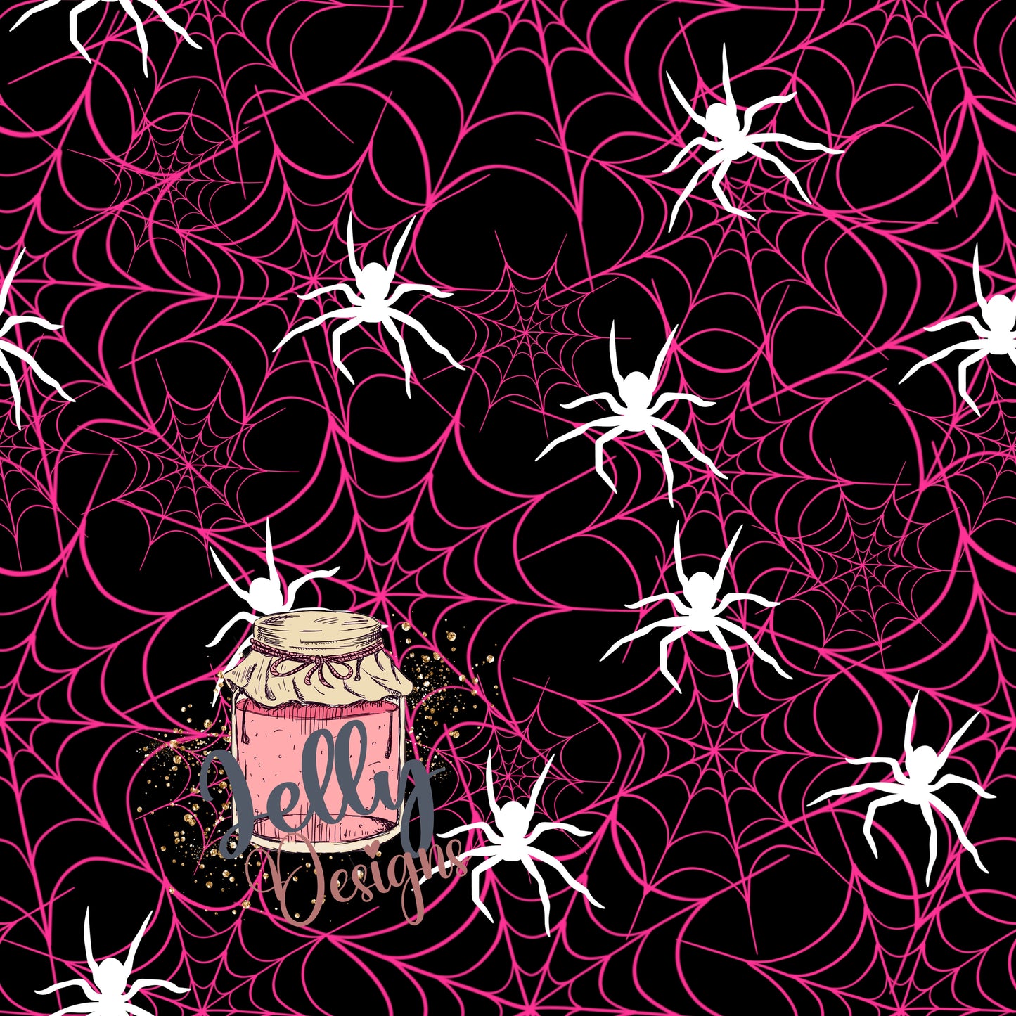 Hot Pink Spider webs