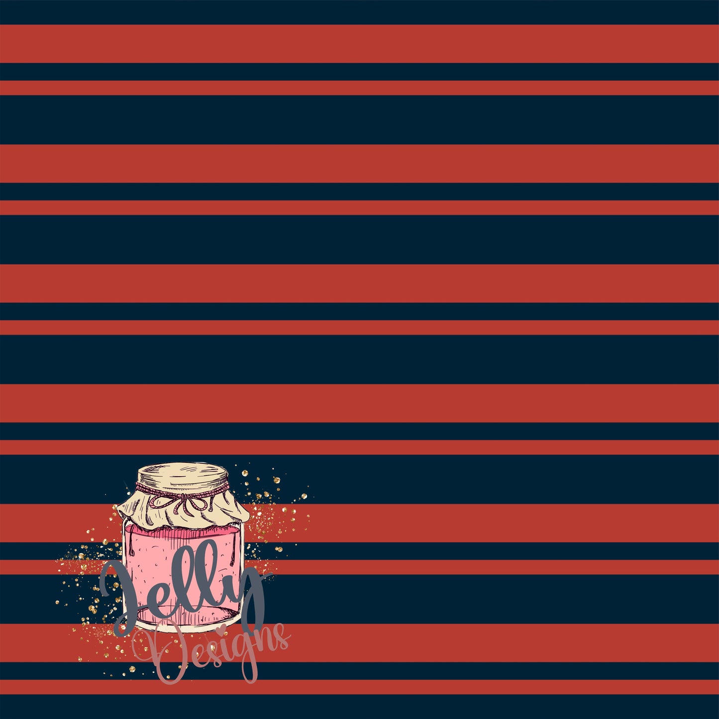 Muted 4th stripes smiley cord