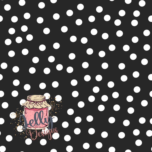 White POLKA DOT - transparent background PNG