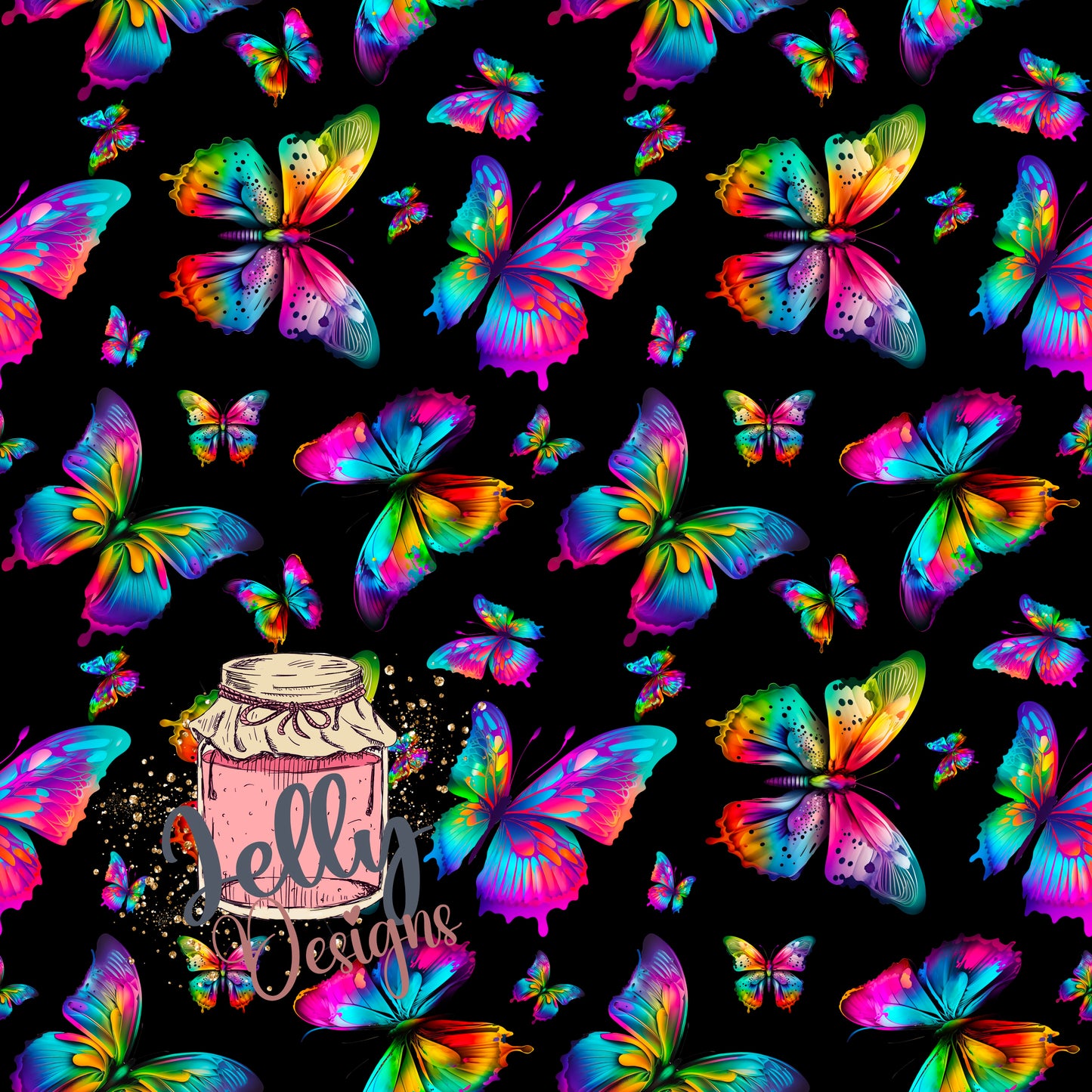 Neon butterfly