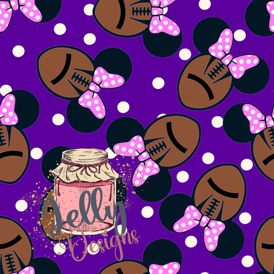 Girly Mouse purple Football