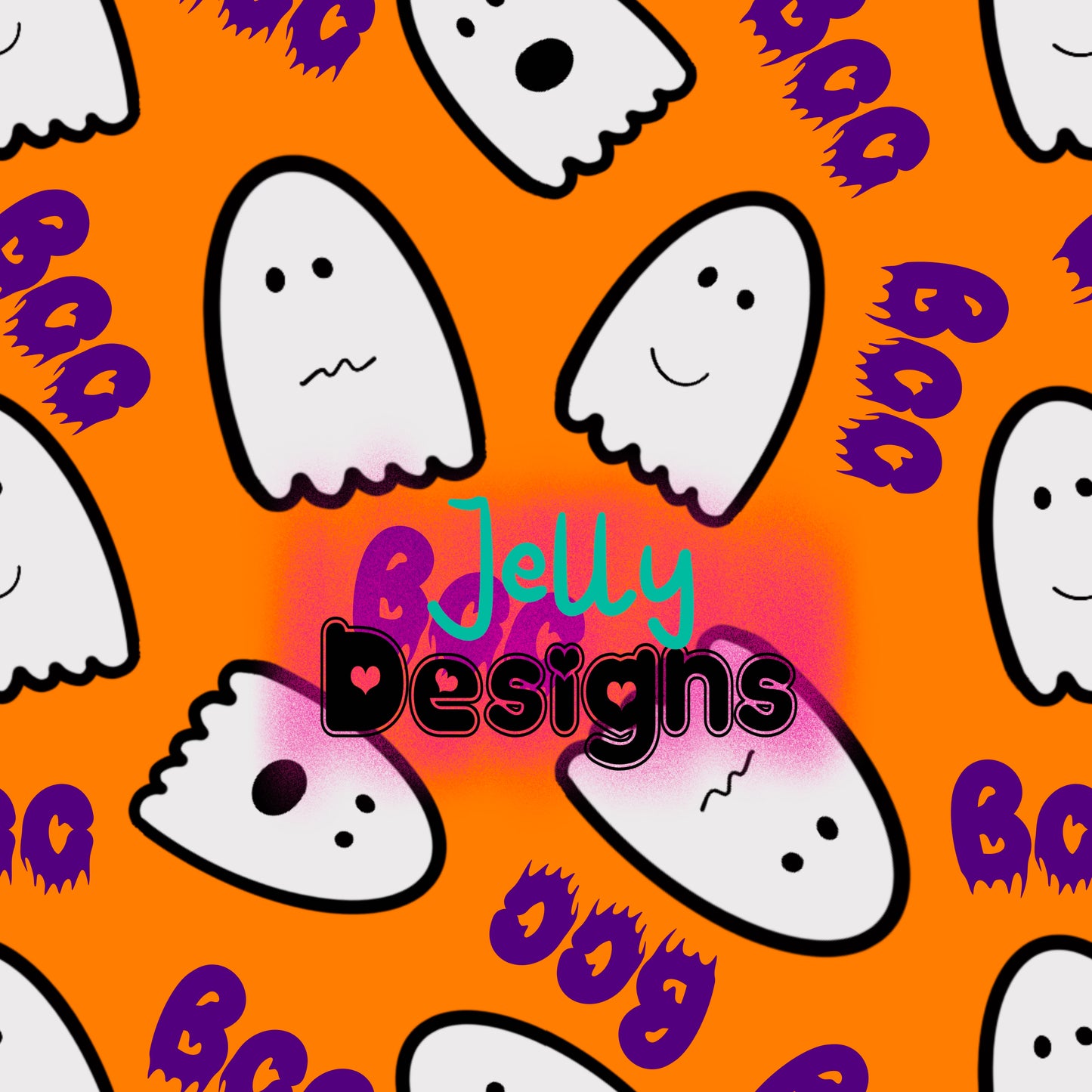 Orange Ghost- Boo