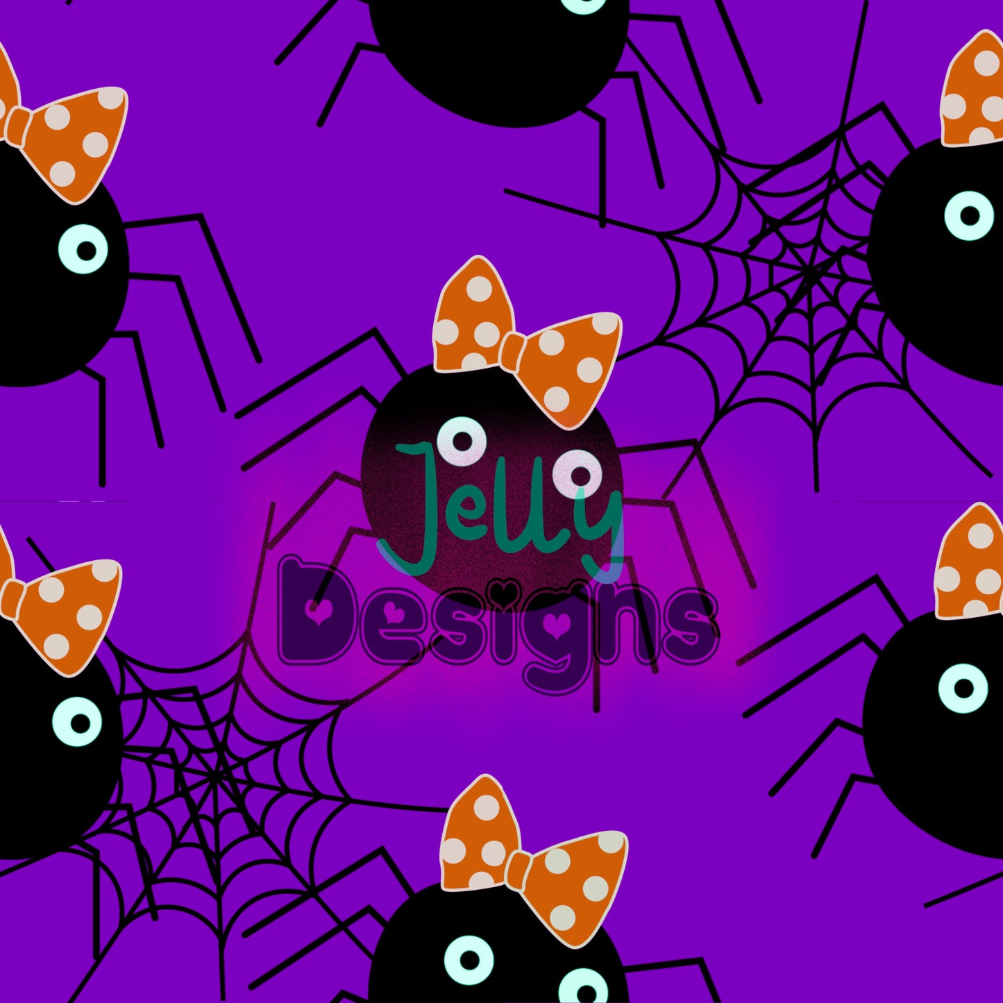 Cute Purple Spider