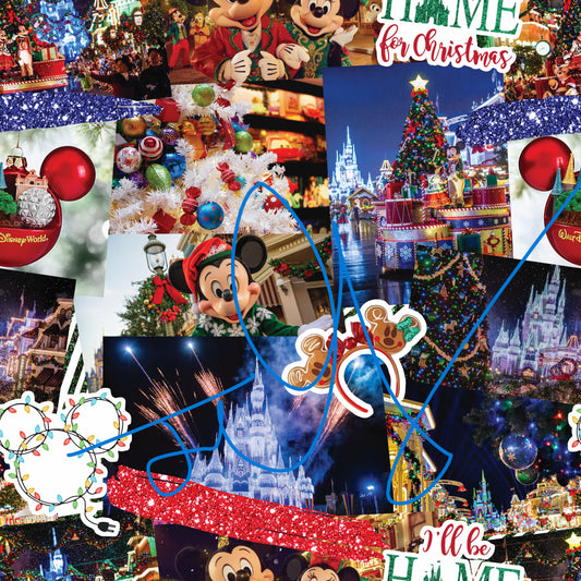 Mouse Christmas Collage