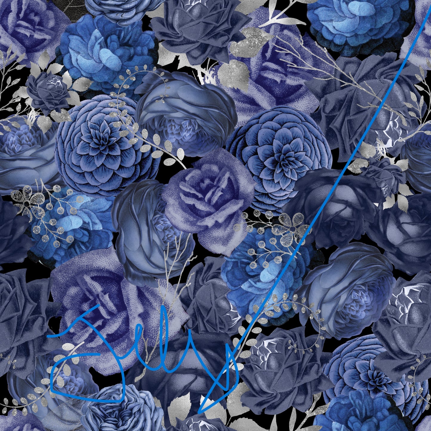 Blue Floral