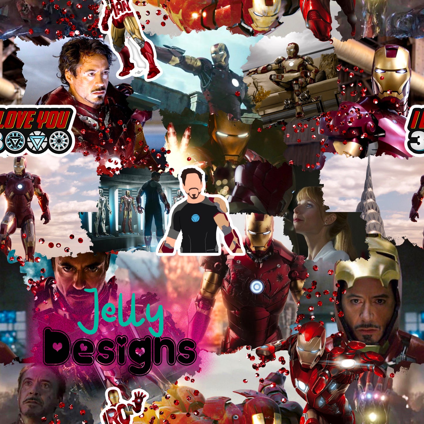 Man of Iron SPARKLE Collage