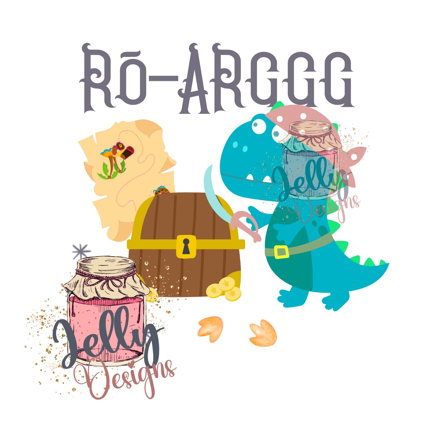 Girl Dino Pirate Roarggggg - Sub