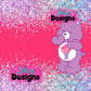 Purple Bear_ TUMBLER WRAP 20oz