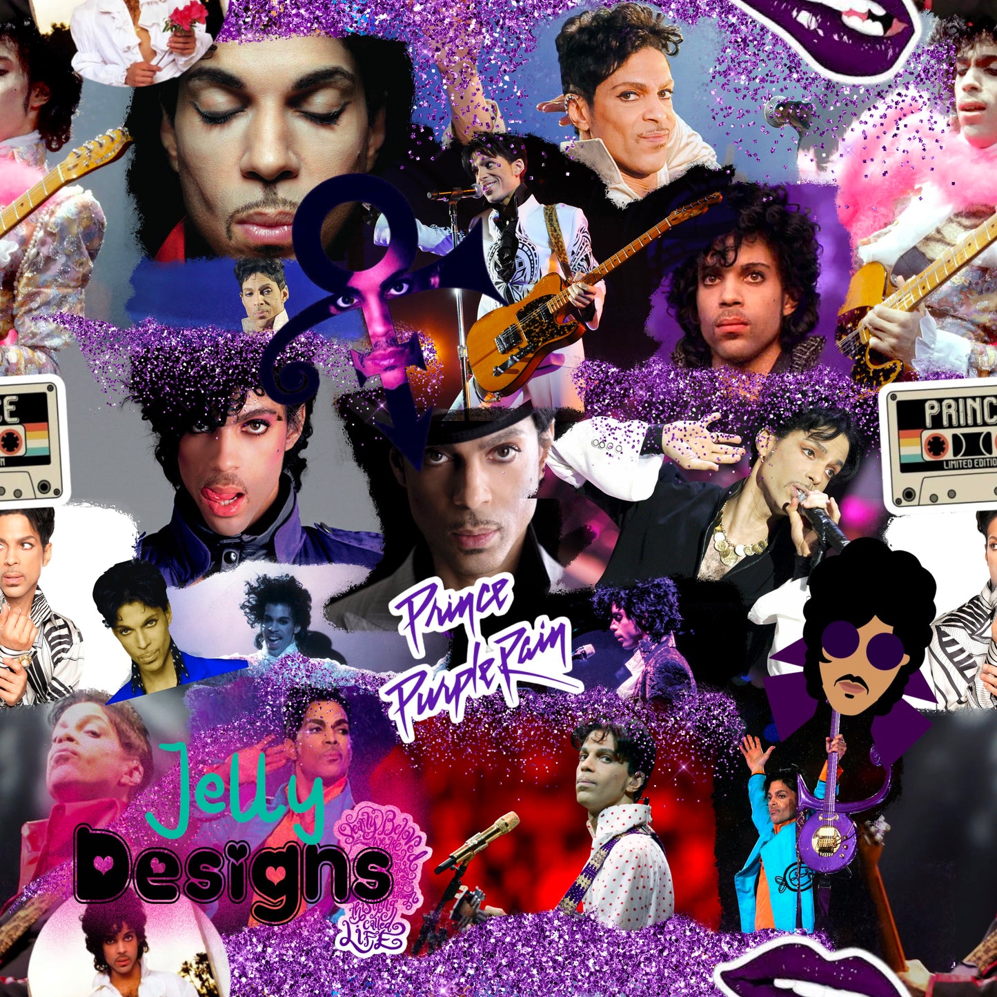 Prince Purple collage