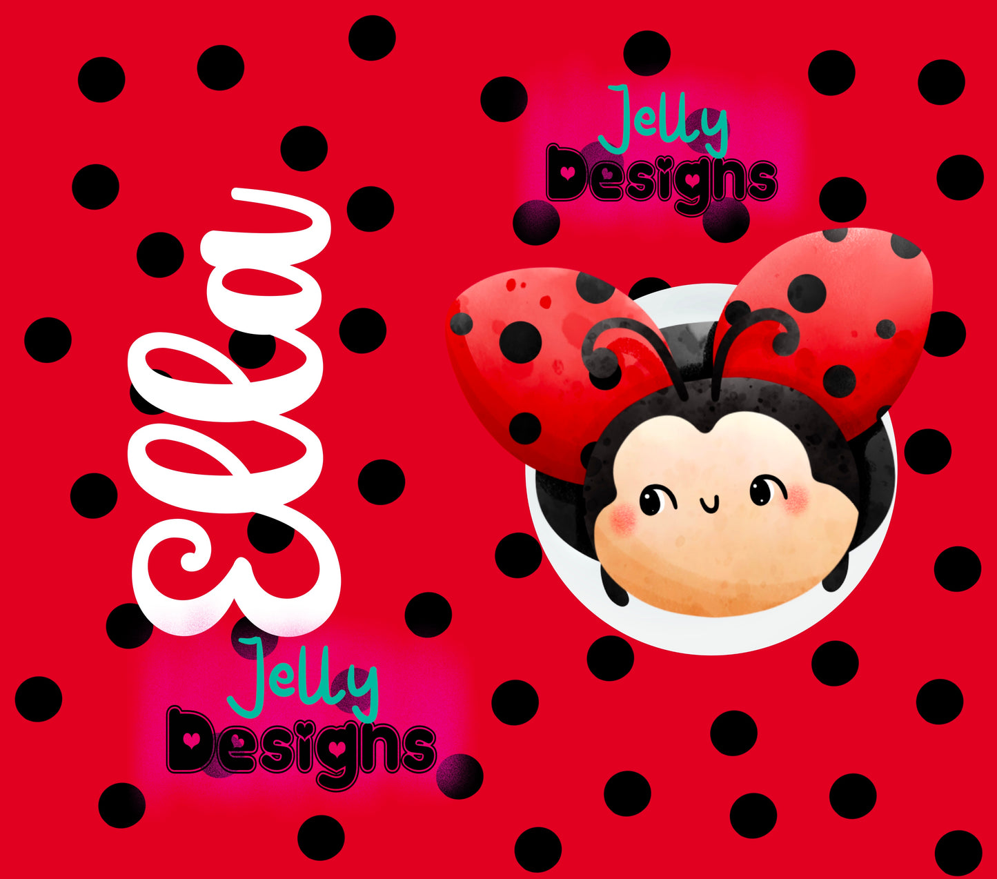 Ladybug _ TUMBLER WRAP 20oz