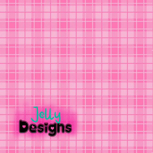 Bright Pink Plaid