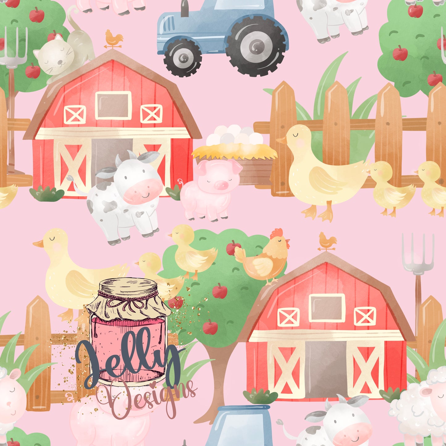 Pink Farm Yard