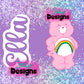 Rainbow Bear_ TUMBLER WRAP 20oz