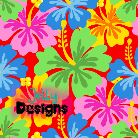 Hawaiian floral Summer cord